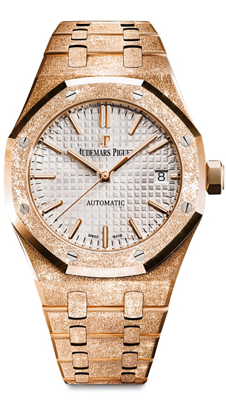 皇家橡樹霜金自動上鍊腕錶